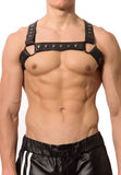 Crossed Back 1.5'' Half Harness 1 layer band
