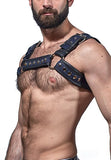 Denim Bulldog Half Harness