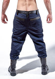 Denim Drop Crotch Pant