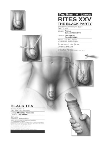 Poster 2004, The Black Party