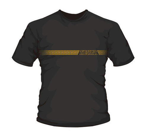 Saint T-Shirt-Gold  Roman Border